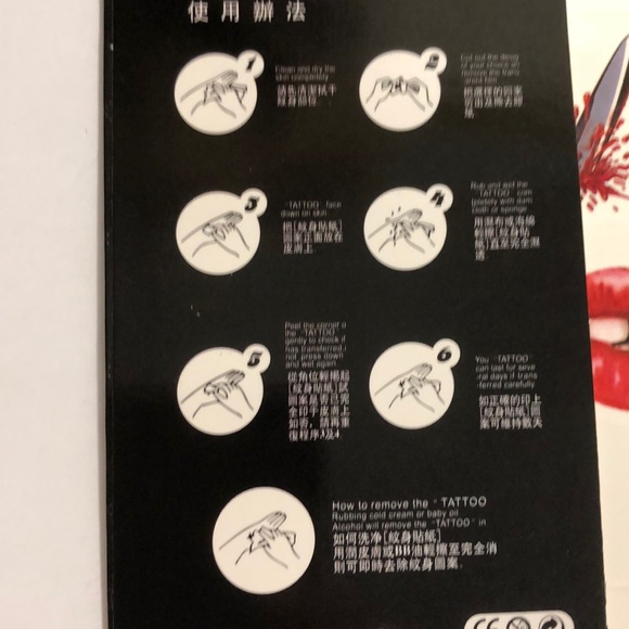 Costume Face or body temp tattoos - Picture 2 of 2
